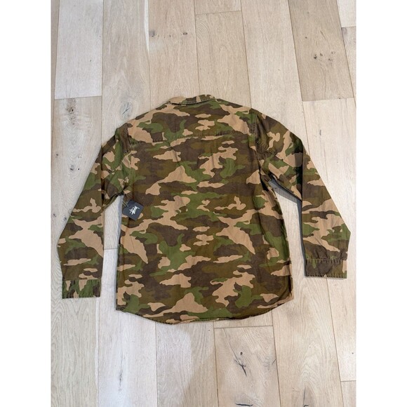 Rare Stussy Camo  International Worldwide Tribe Button Up Shirt  Mens XL - Picture 10 of 11